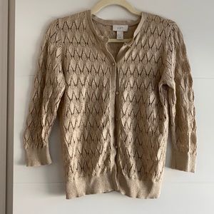 Loft metallic cardigan